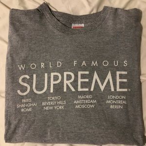 Supreme World Famous Tee